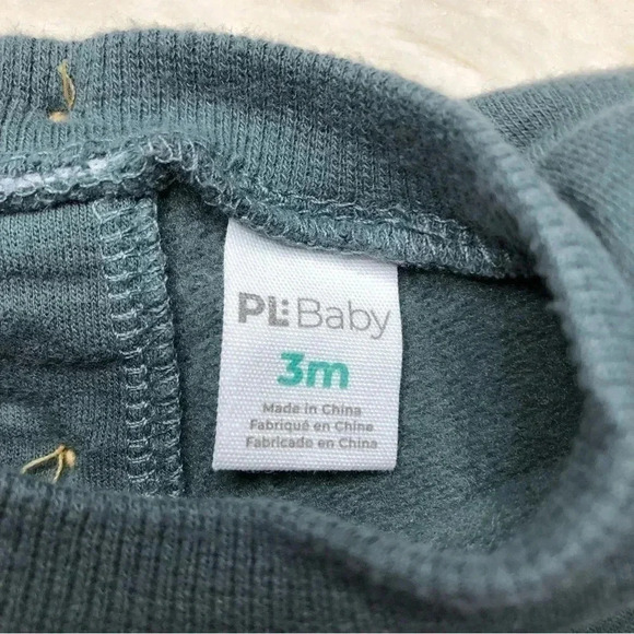 PL Baby Who Runs The World Girls Sweatshirt Grey/White/Pink Size 3  Months - Picture 6 of 16